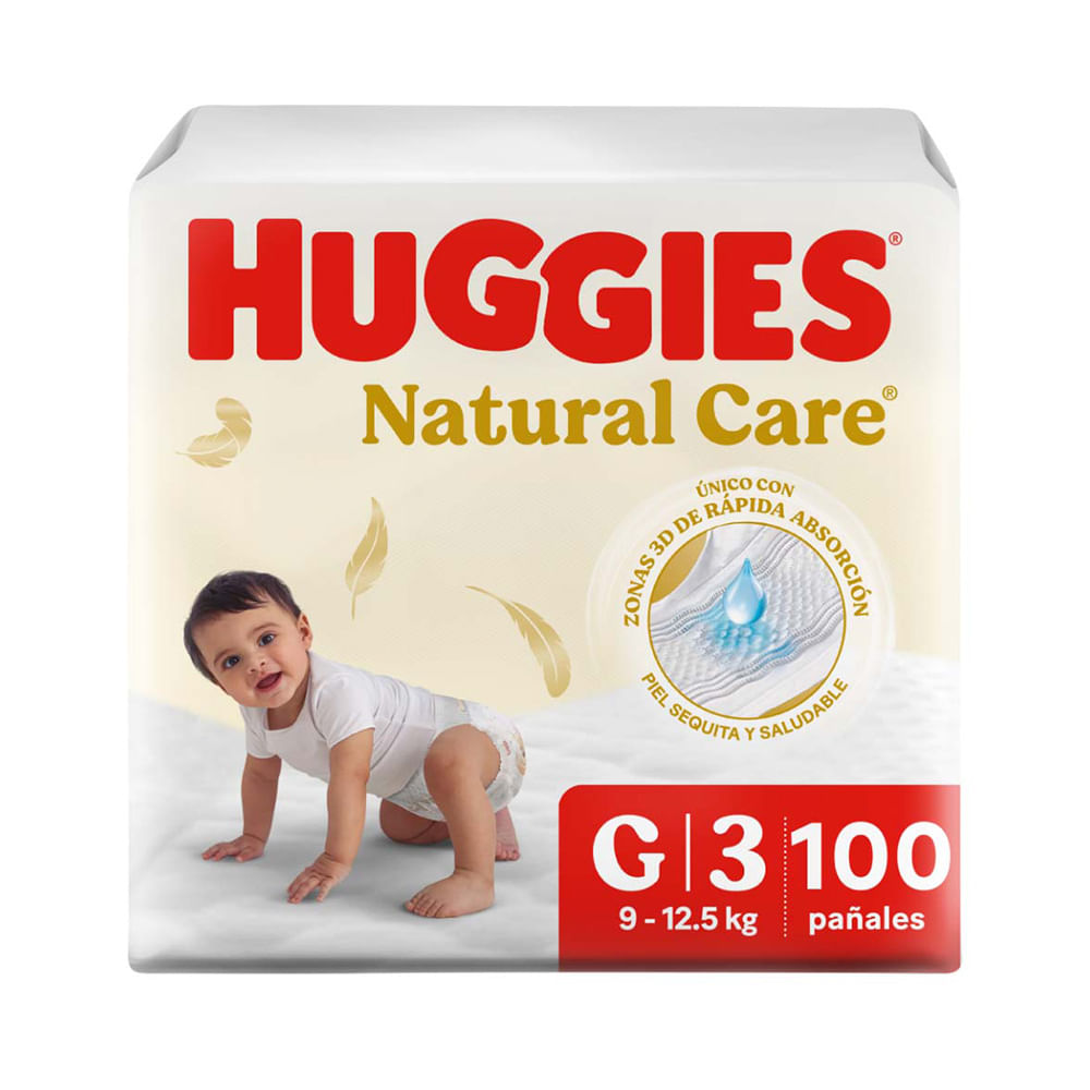 Pañal Desechable Talla G/3 Natural Care Huggies