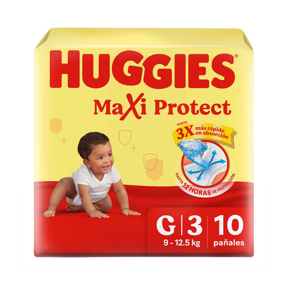 Pañal Desechable Talla G/3 Maxi Protect Huggies