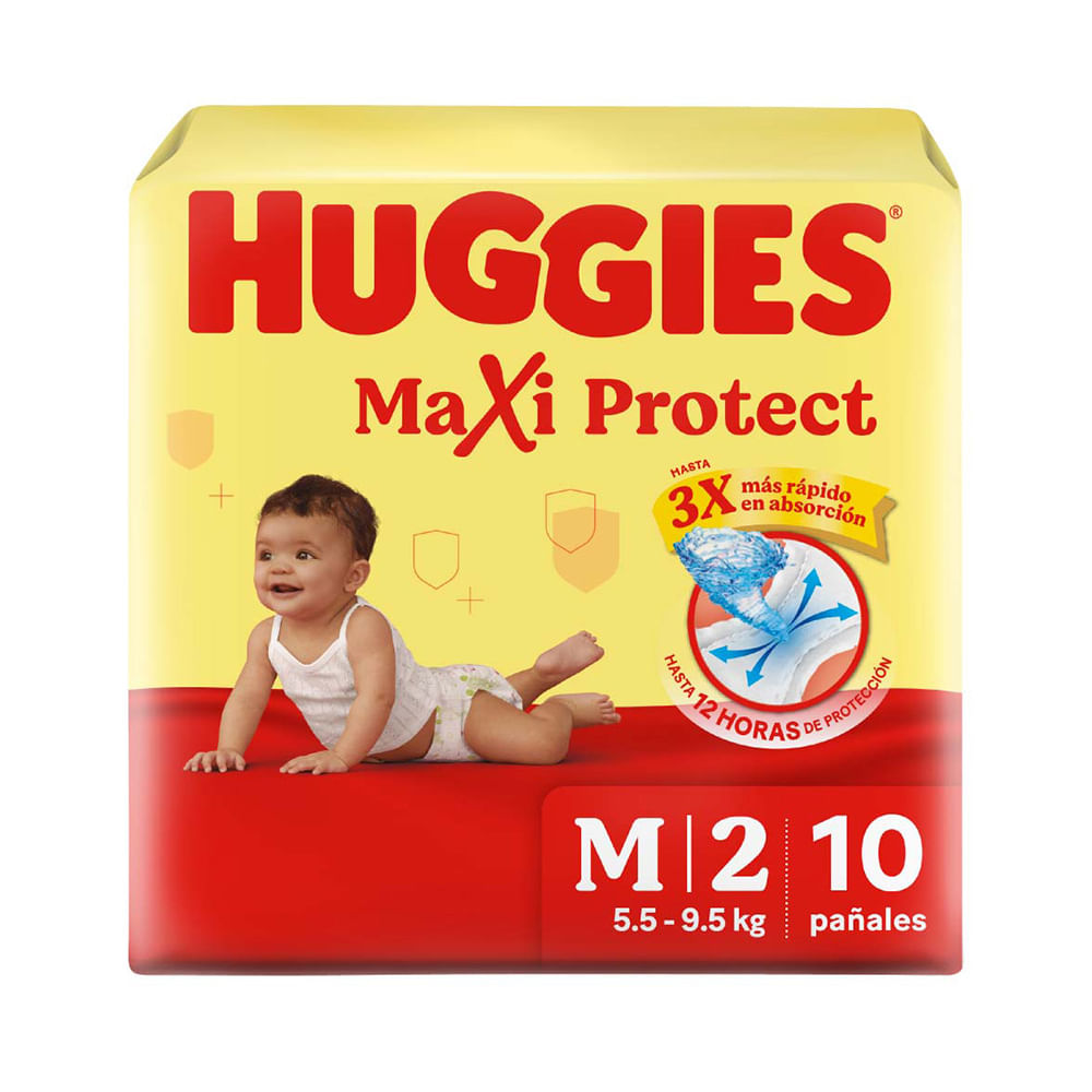 Pañal Desechable Talla M/2 Maxi Protect Huggies