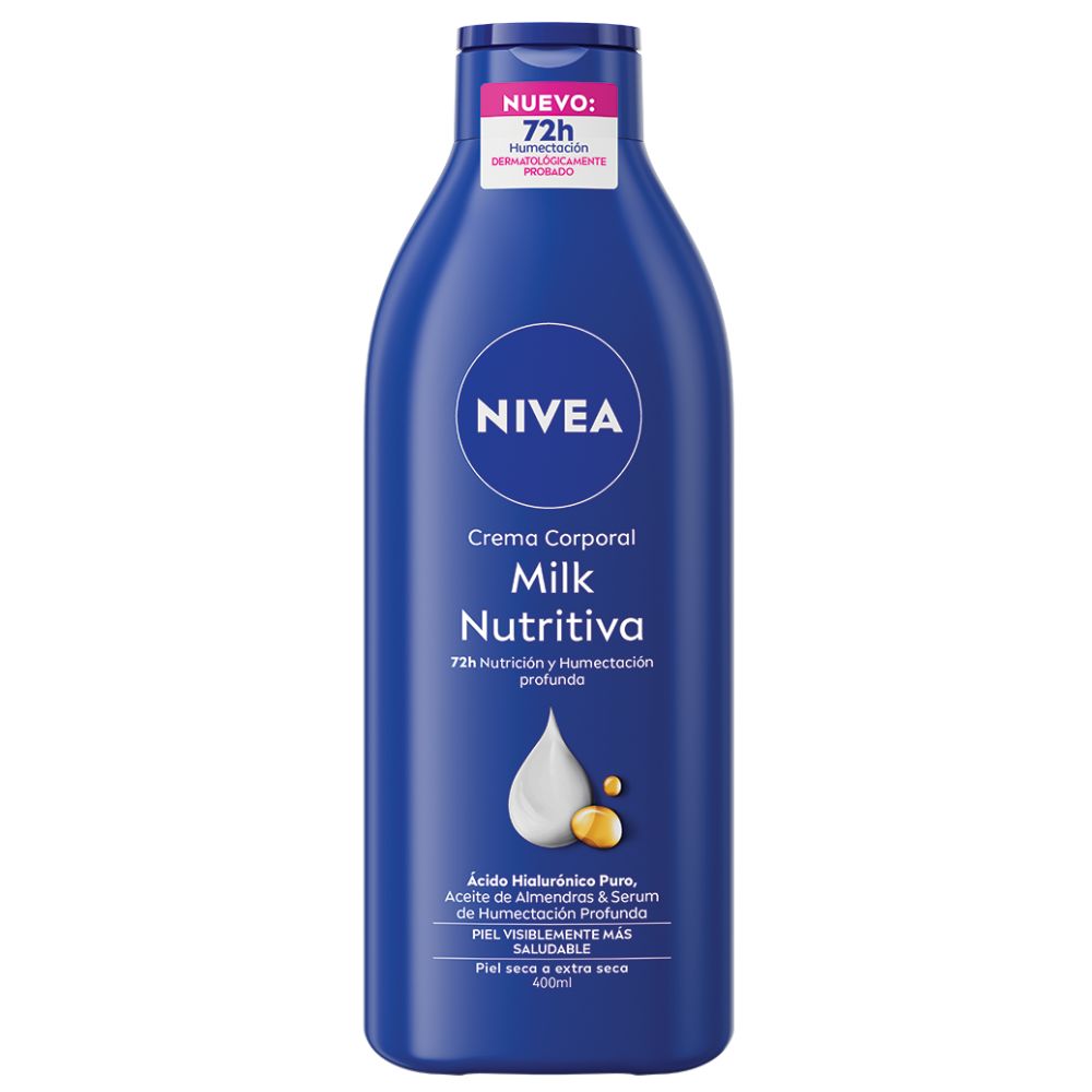 Crema Corporal Milk Nutritiva Piel Extra Seca Nivea
