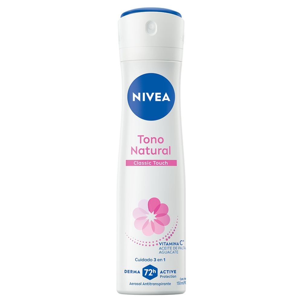Desodorante Mujer Aclarado Natural Classic Touch Nivea Aerosol
