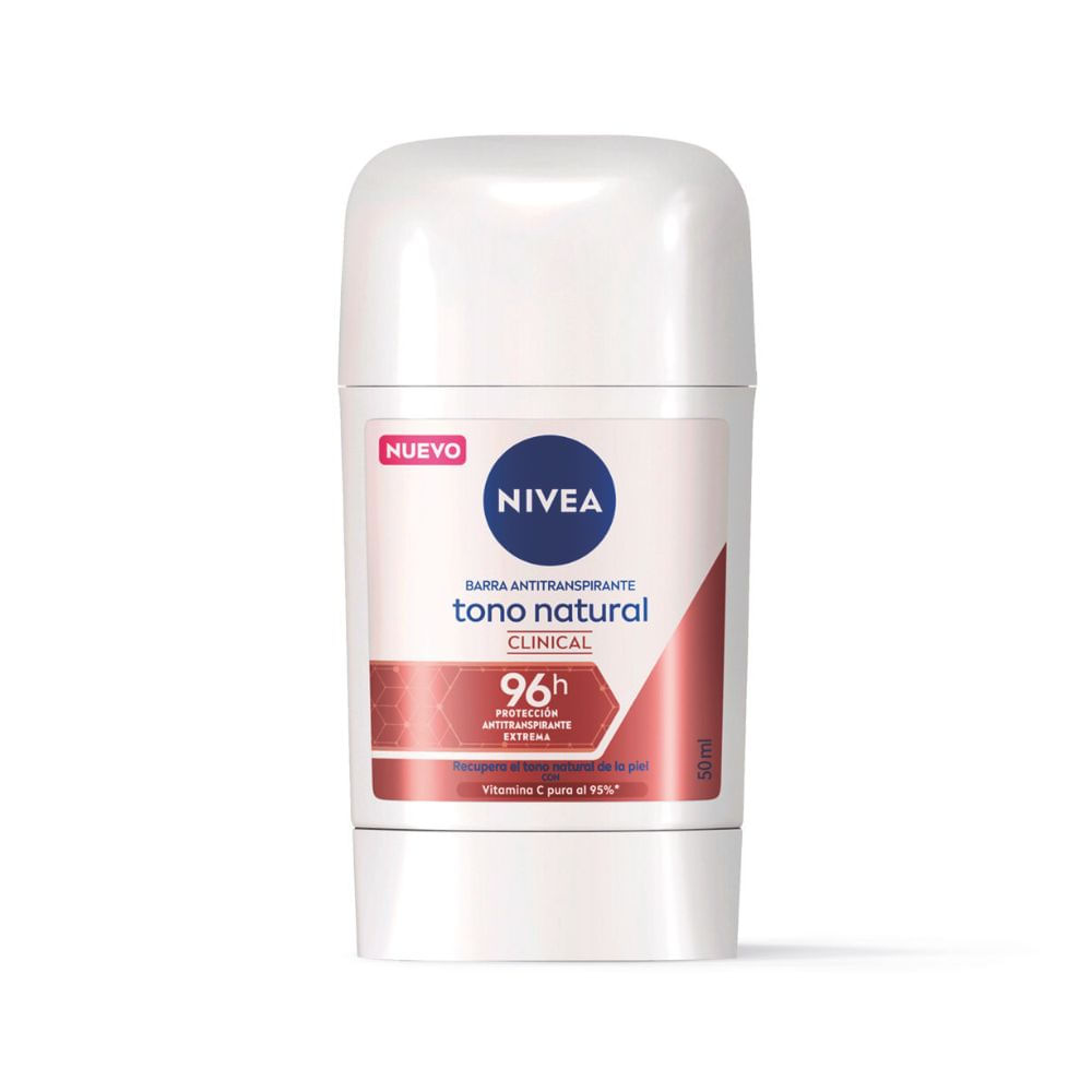 Desodorante Hombre Clinical Tono Natural Nivea Barra