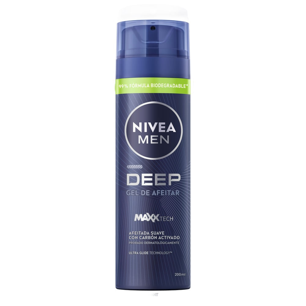 Gel Afeitar Carbón Activado Nivea Men