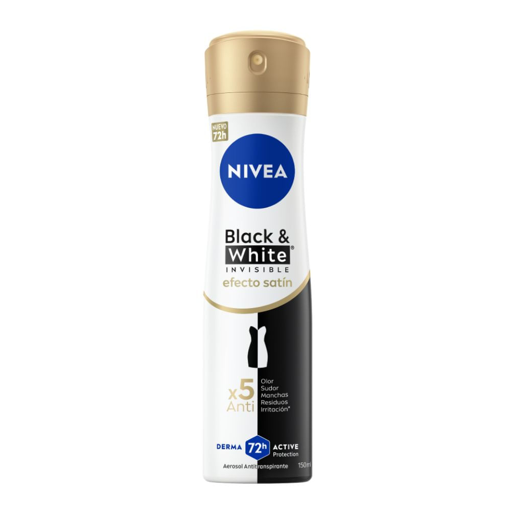 Desodorante Mujer Efecto Satín B&W Nivea Aerosol