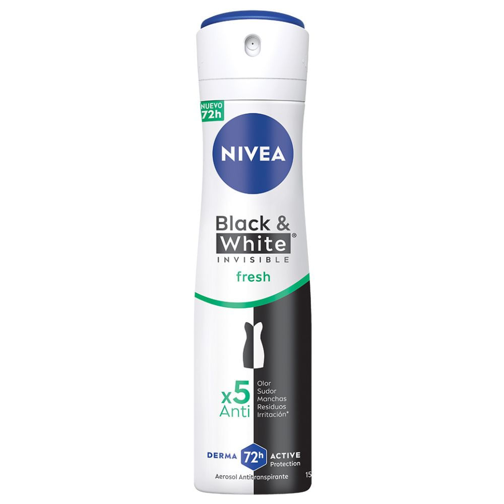 Desodorante Mujer Fresh Antibacterial B&W Nivea Aerosol