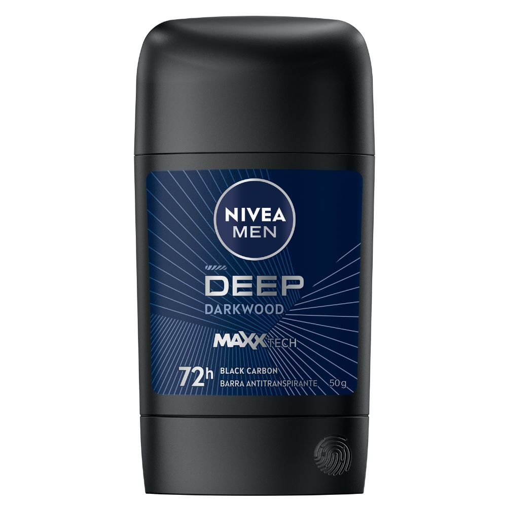 Desodorante Hombre Deep Carbón Nivea Barra