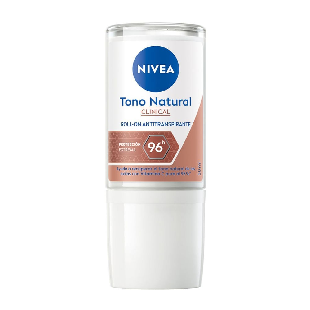 Desodorante Hombre Clinical Tono Natural Nivea Roll On