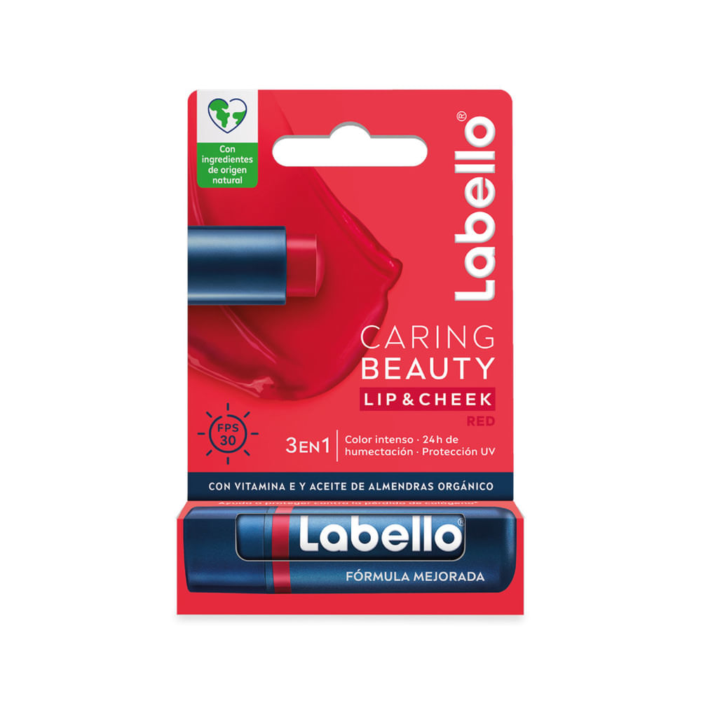 Protector Labial Caring Beauty Red Labello