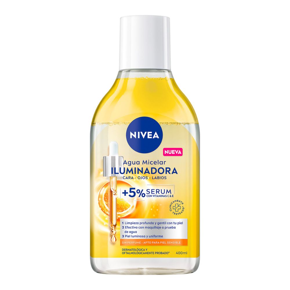 Agua Micelar Desmaquillante Iluminador Nivea