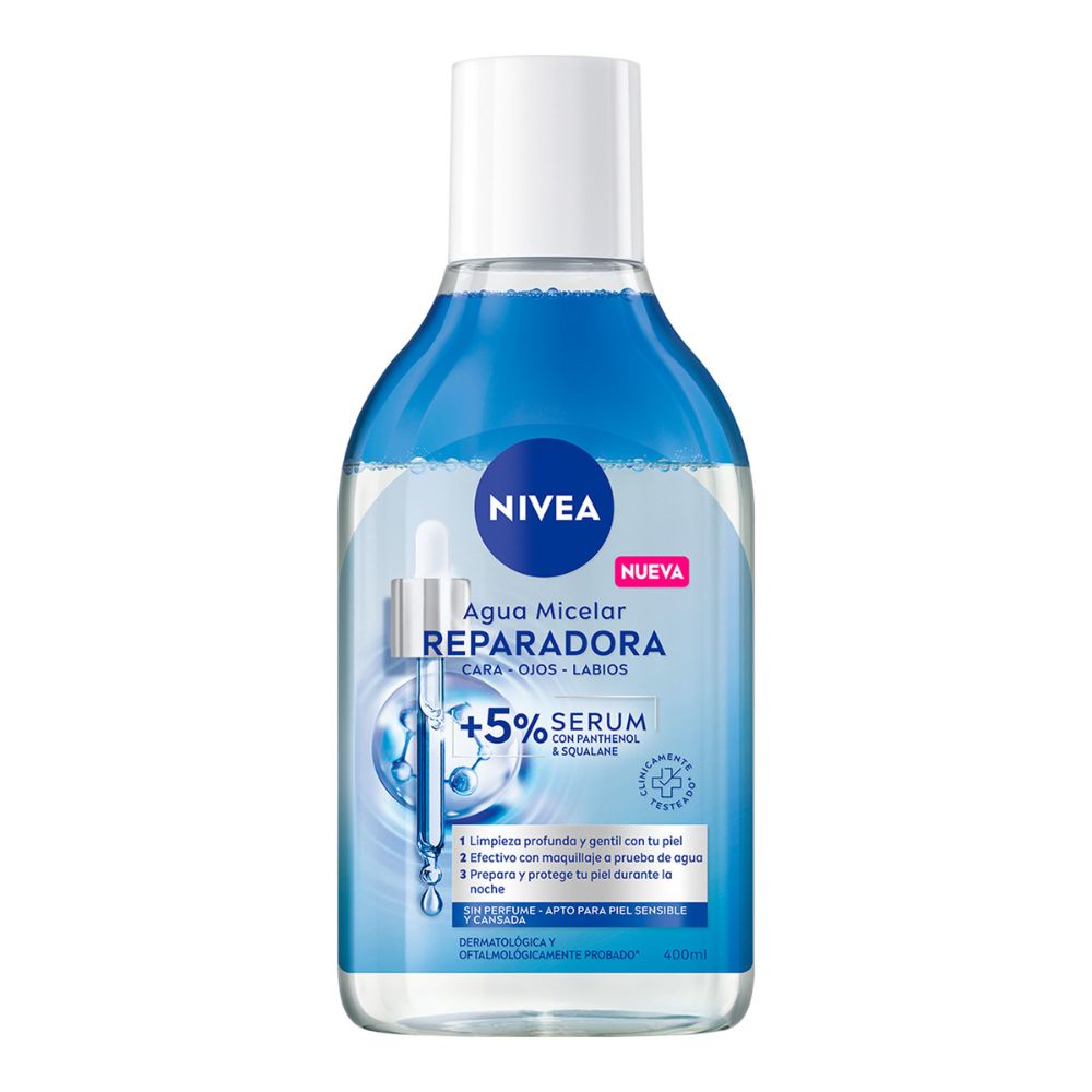 Agua Micelar Desmaquillante Reparadora Nivea
