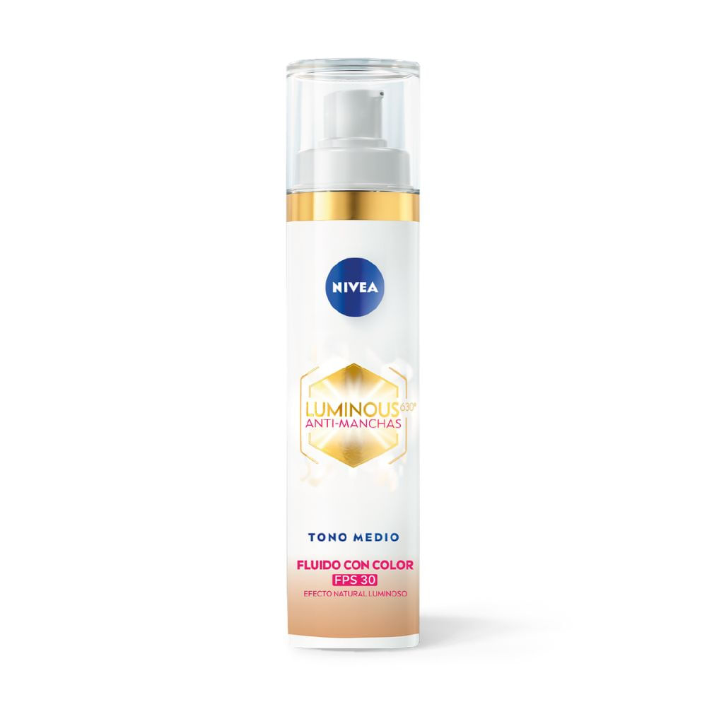 Fluido Facial Luminous Tono Medio Nivea