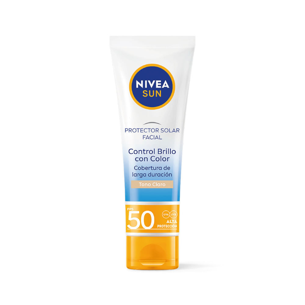 Protector Solar Facial Tono Claro FPS 50 Nivea