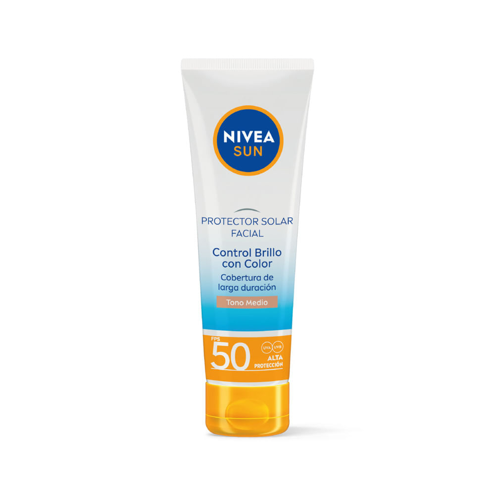 Protector Solar Facial Tono Medio FPS 50 Nivea