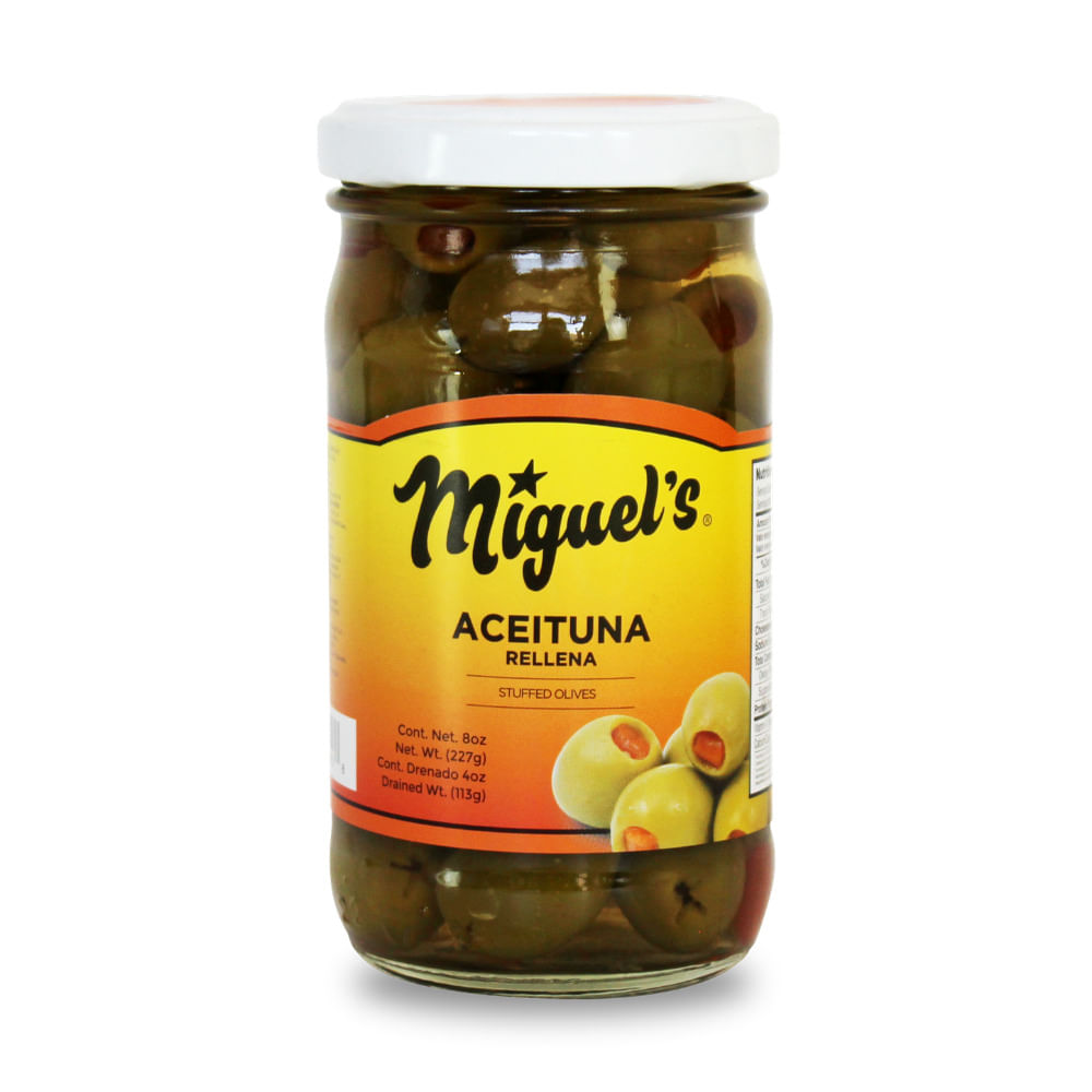Aceitunas Verdes Rellenas Miguels