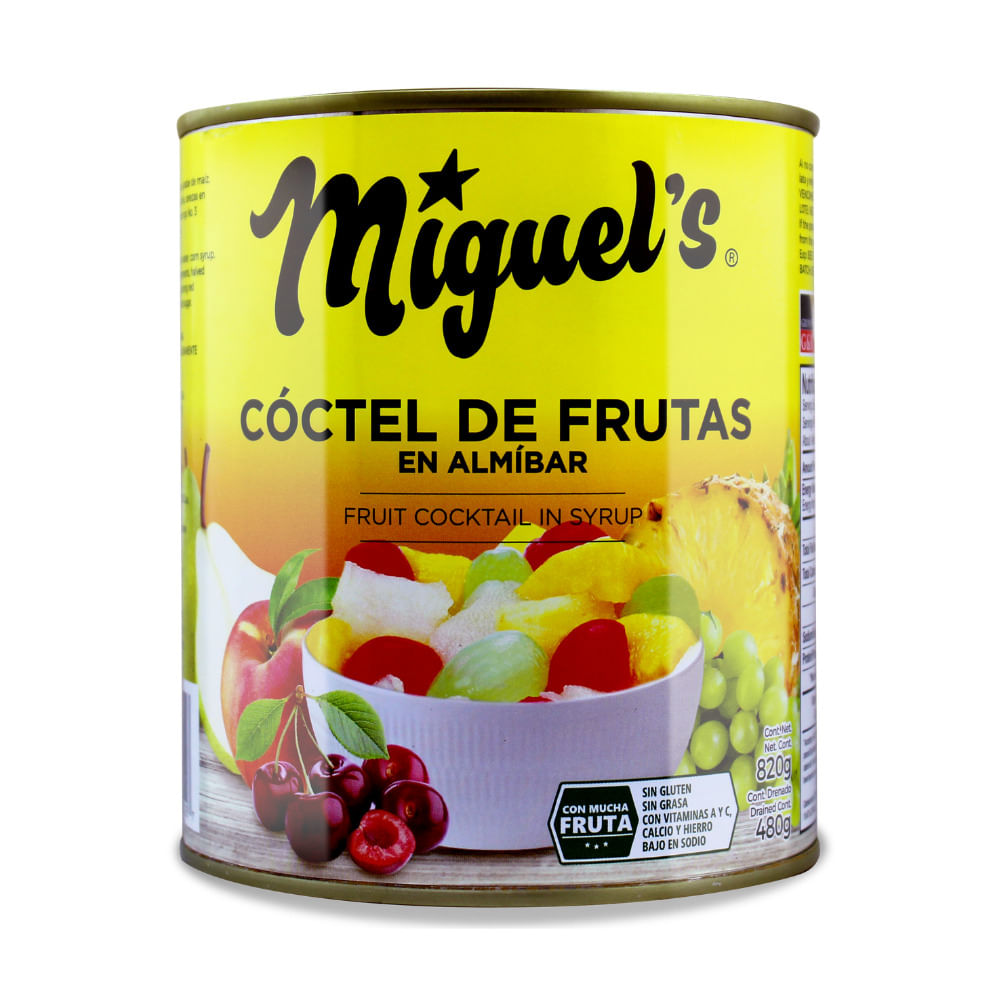 Frutas Almíbar Coctel De Frutas Miguels