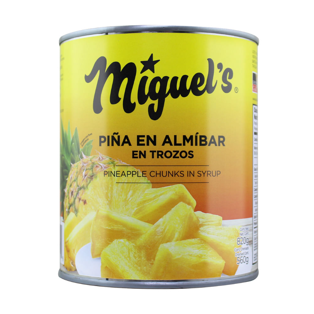 Piña Almíbar Trozos Miguels