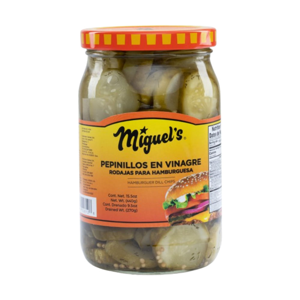 Pepinillos Rodajas Miguels