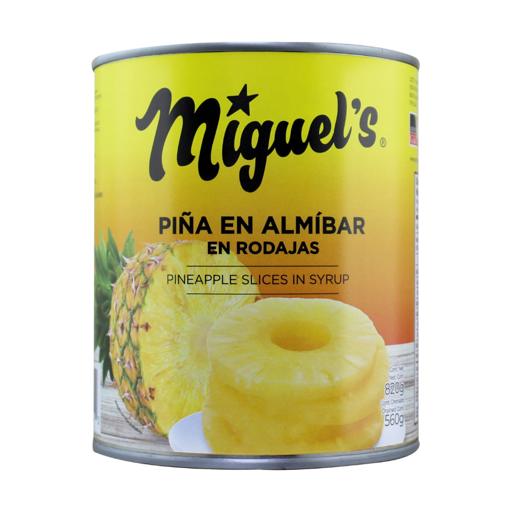 Piña Almíbar Rodajas Miguels