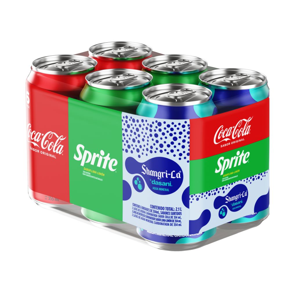 Coca Cola Mixers Lata 6 Pack