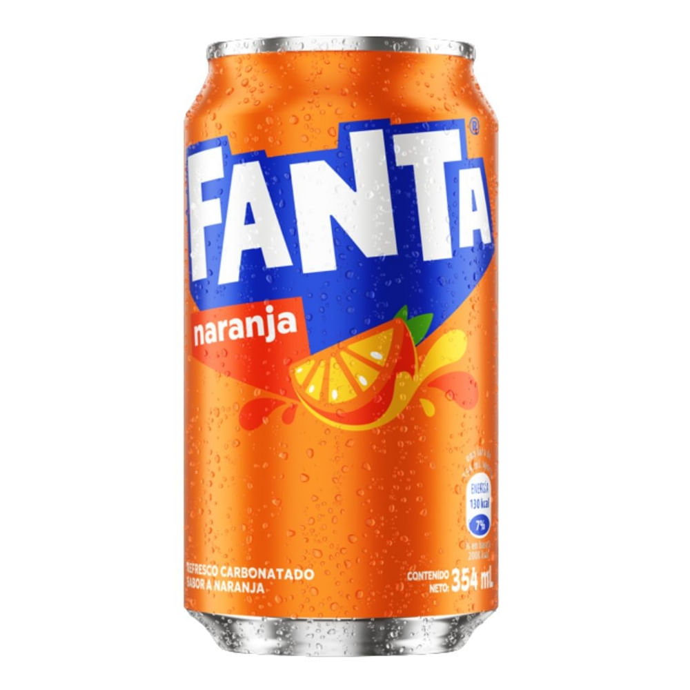 Fanta Naranja Lata