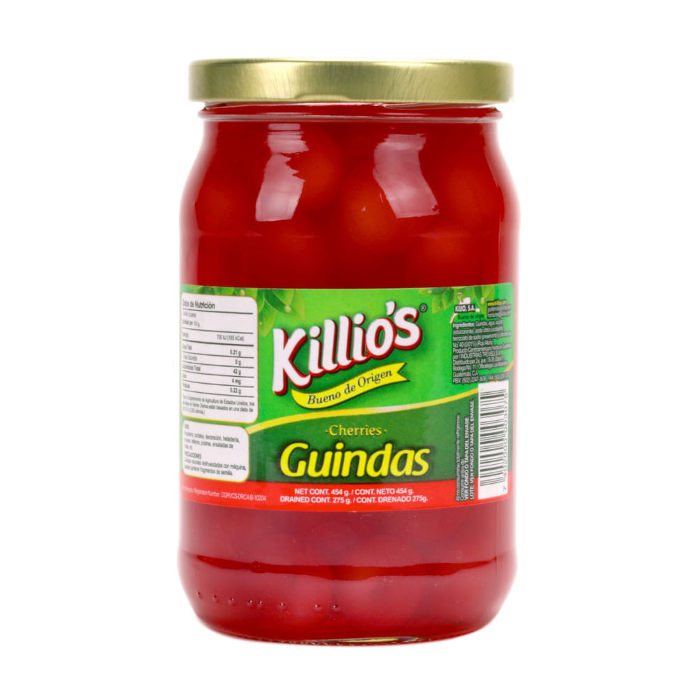 Guindas Conserva Killios Frasco