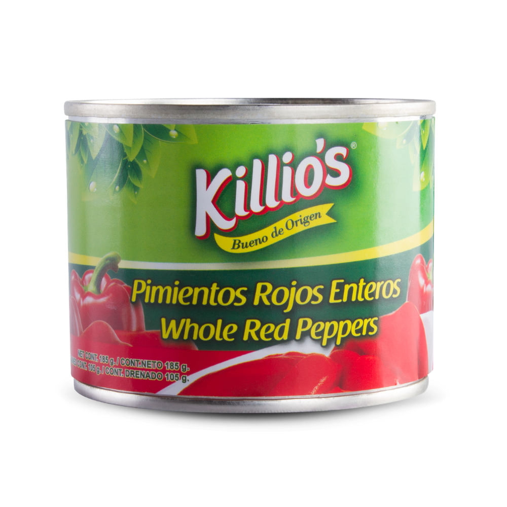 Chiles Pimientos Morrones Enteros Killios
