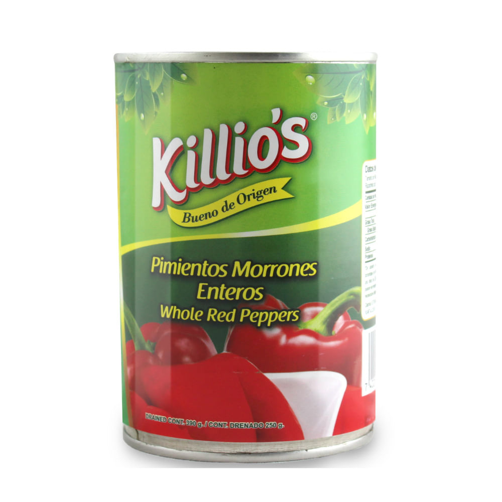 Chiles Pimientos Morrones Enteros Killios