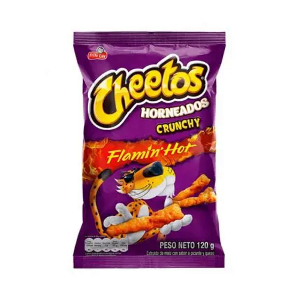 Frituras Cheetos Crunchy Flamín Hot