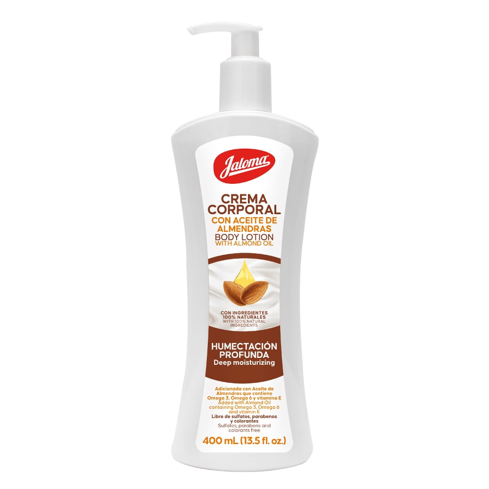 Crema Corporal Aceite De Almendras Jaloma