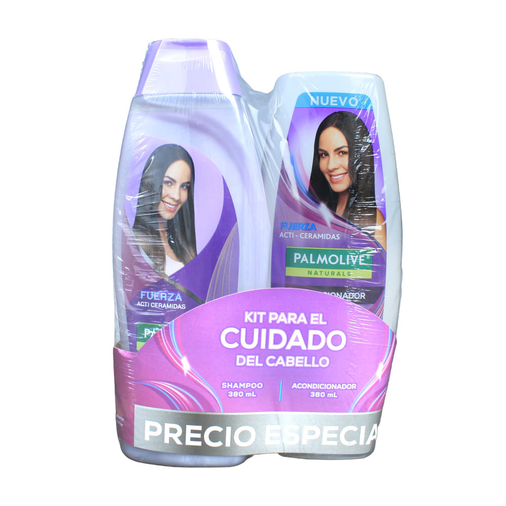 Shampoo Fuerza Acti Ceramidas Palmolive + Acondicionador