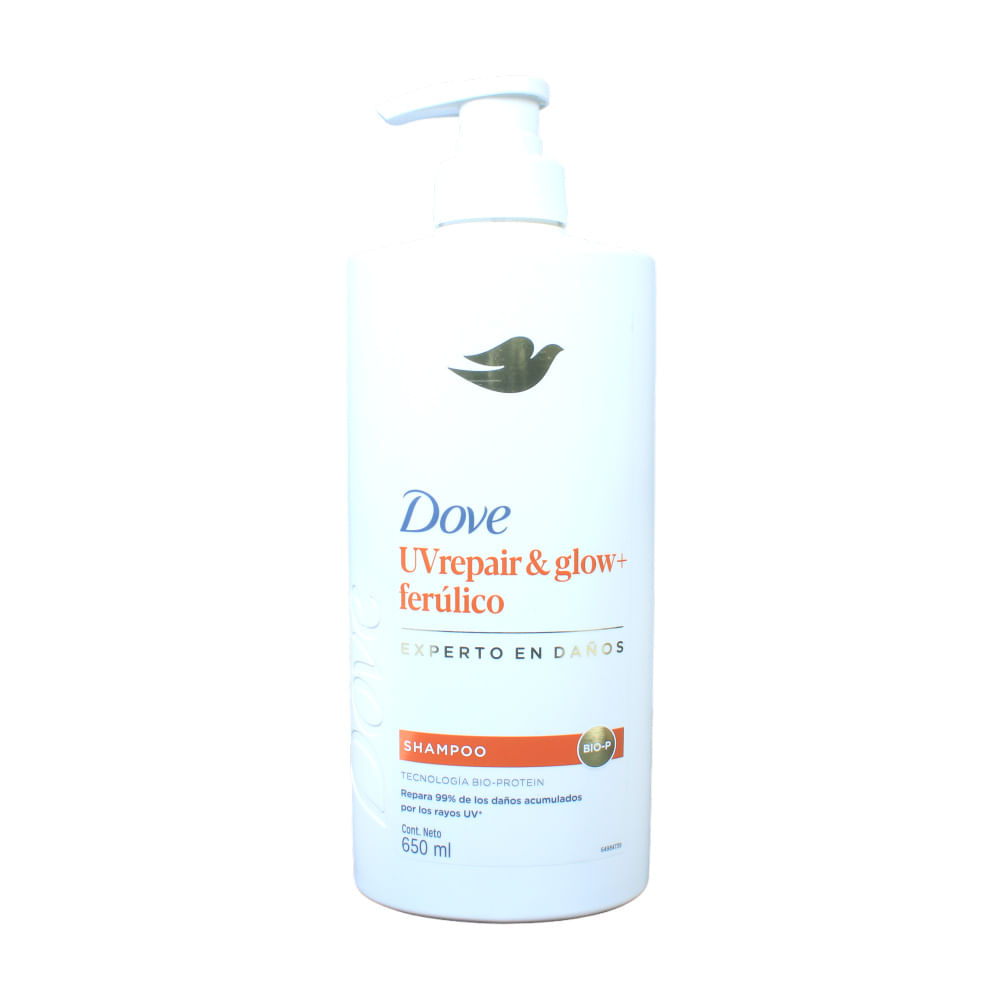Shampoo Reparación UV Y Brillo + Hierro Dove