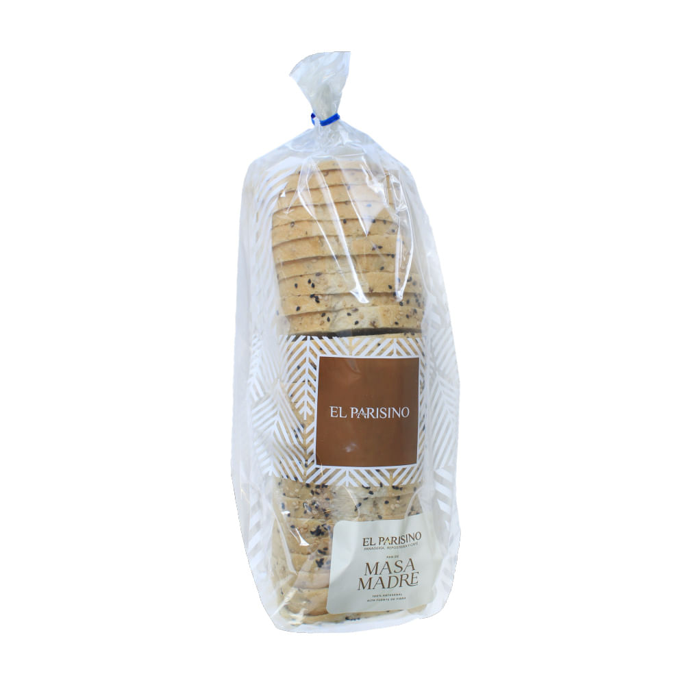 Pan Masa Madre Tres Cereales El Parisino