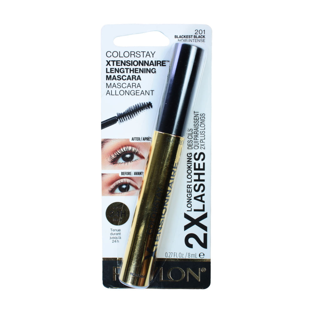 Mascara Pestaña Xtensionnaire Blackest Black No.201 Revlon