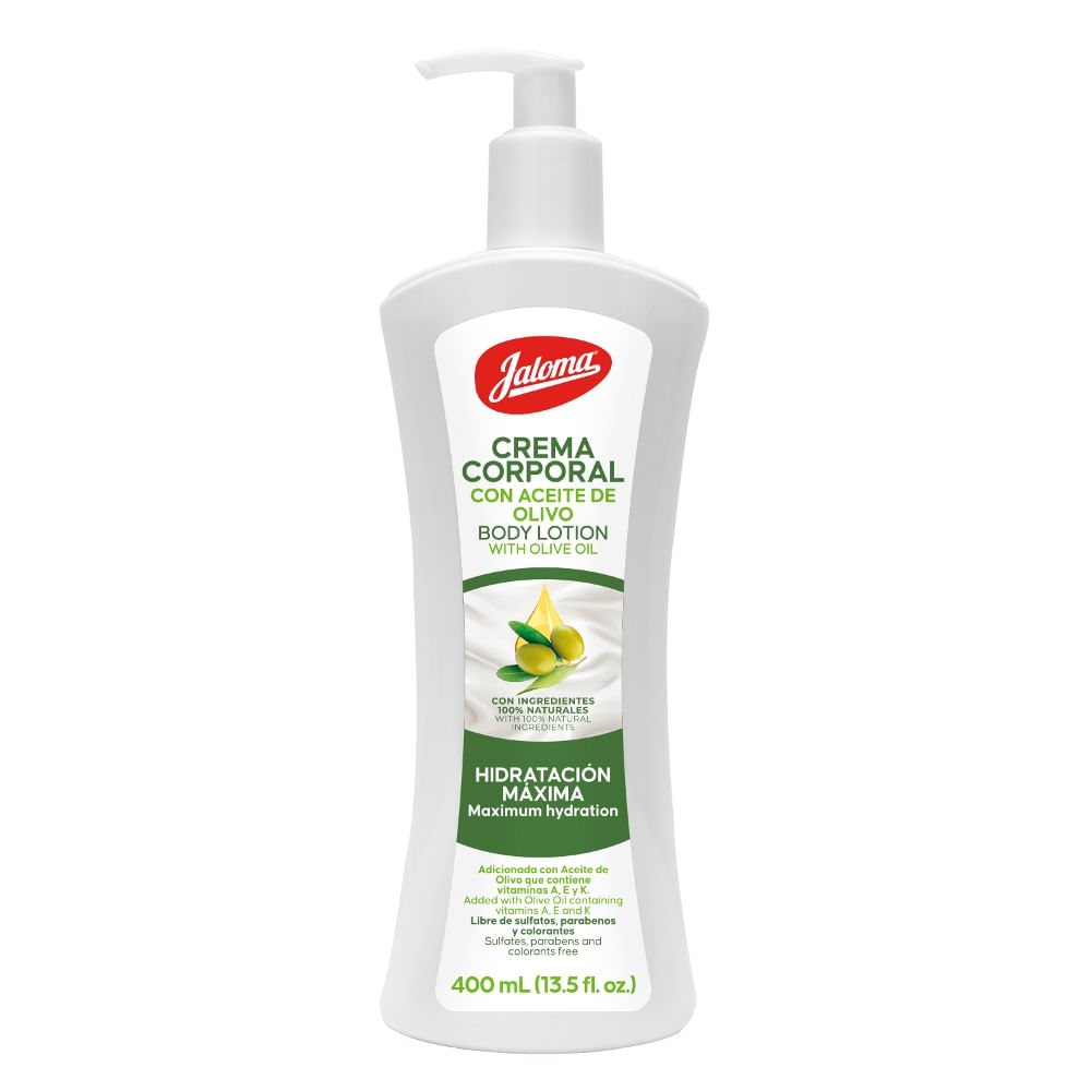 Crema Corporal Aceite De Olivo Jaloma