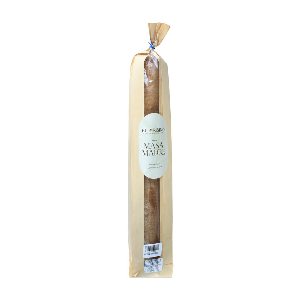 Baguette Masa Madre Integral El Parisino