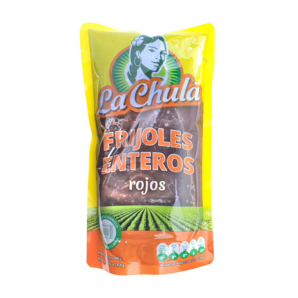 Frijoles Enteros Rojos La Chula