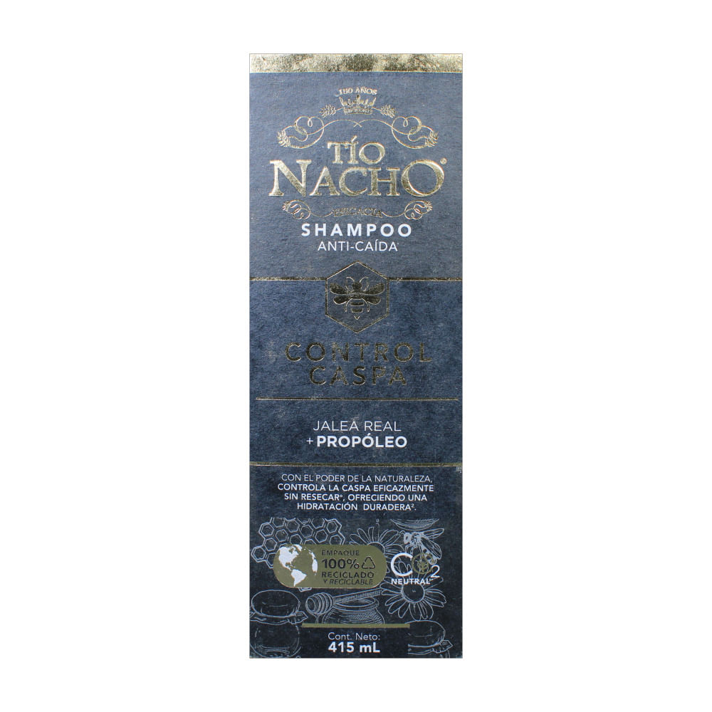 Shampoo Anticaída Control Caspa Tío Nacho