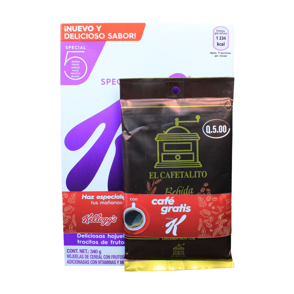 Cereal Con Frutos Special K + El Cafetalito