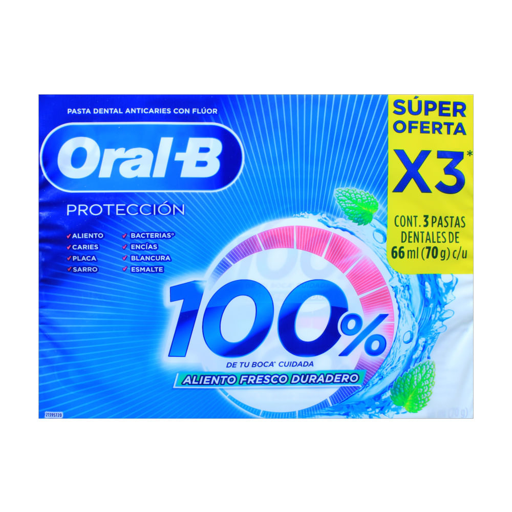 Crema Dental Aliento Fresco Duradero Oral B