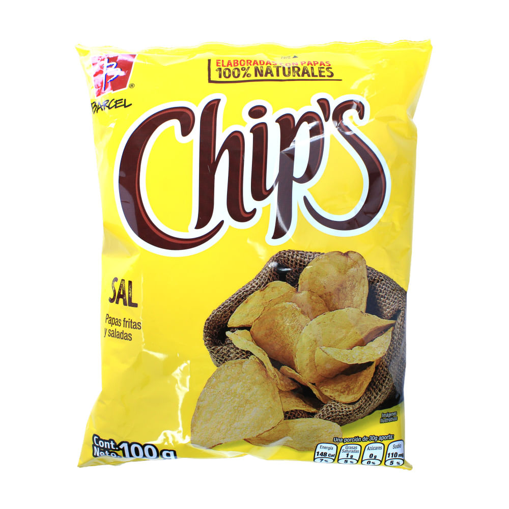 Papalinas Con Sal Barcel Chip´s